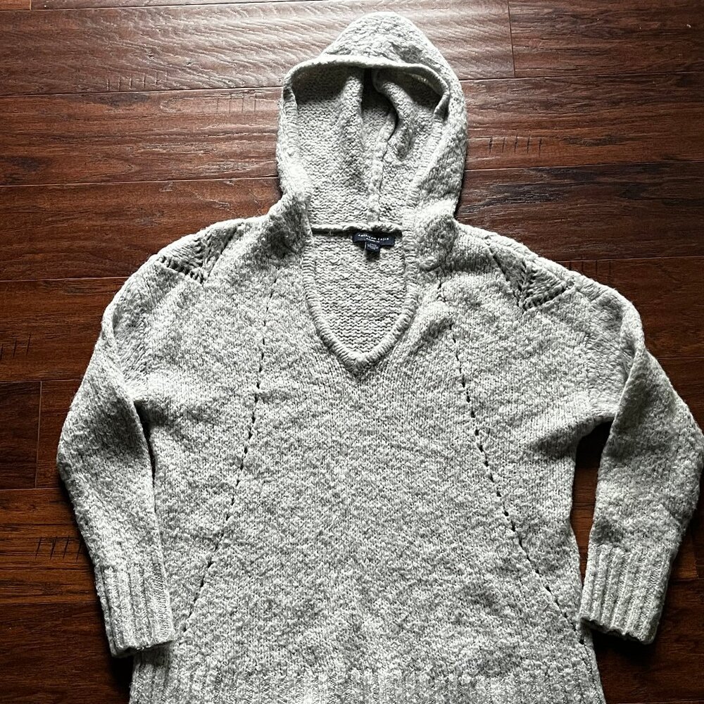 American Eagle - Soft Gray Hoodie Pullover Sweater